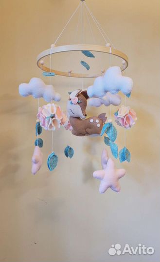 Мобиль из фетра