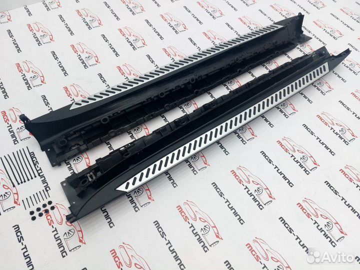 Силовые пороги BMW X5 F15 подножки бмв ф15 икс 5