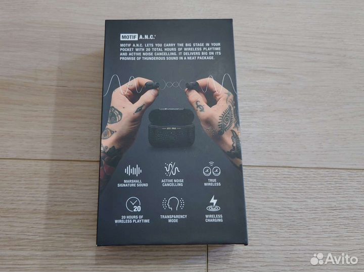 Наушники Marshall motif ANC Black