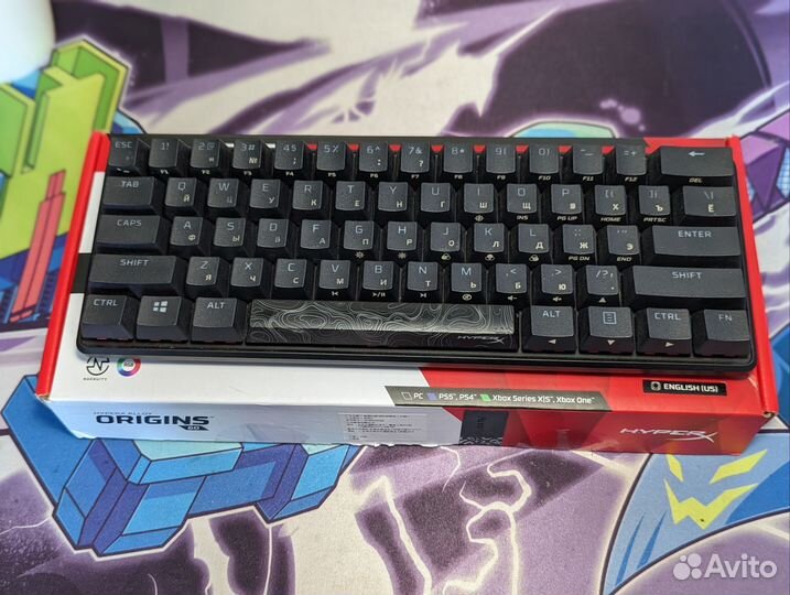 Клавиатура HyperX alloy origins 60 механика