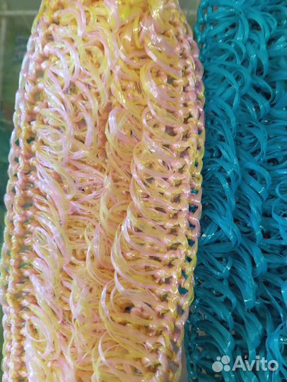 Мочалки ручной вязки