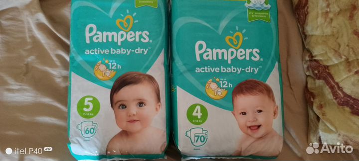 Подгузники Памперс 3,4,5 в наличии