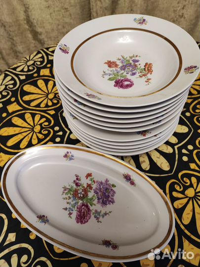 Сервизы столовый СССР и Старый Китай