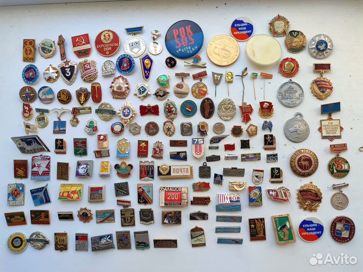 Значки СССР коллекция набор