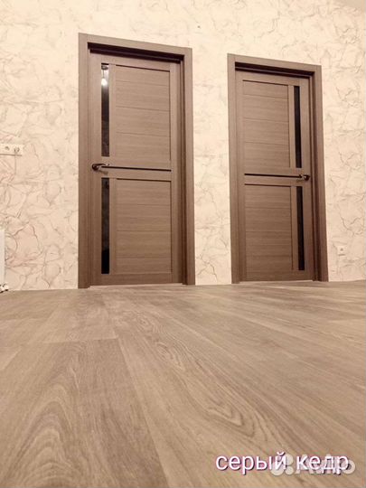 Межкомнатные двери Вена тёмный кипарис