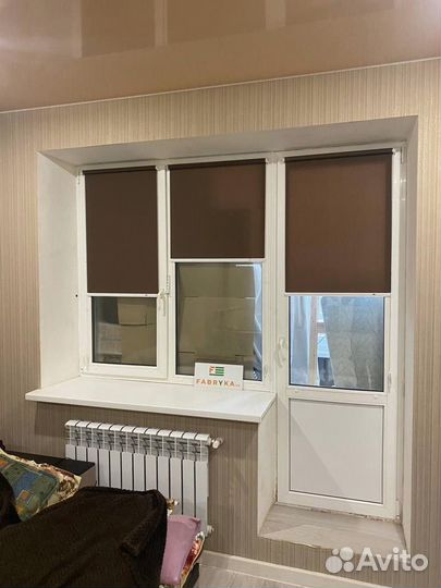 Рулонные шторы с логотипом на заказ