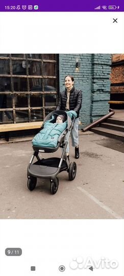 Зимний конверт в коляску