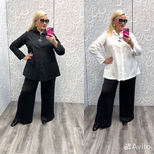 Рубашка А-силуэт р.54-58