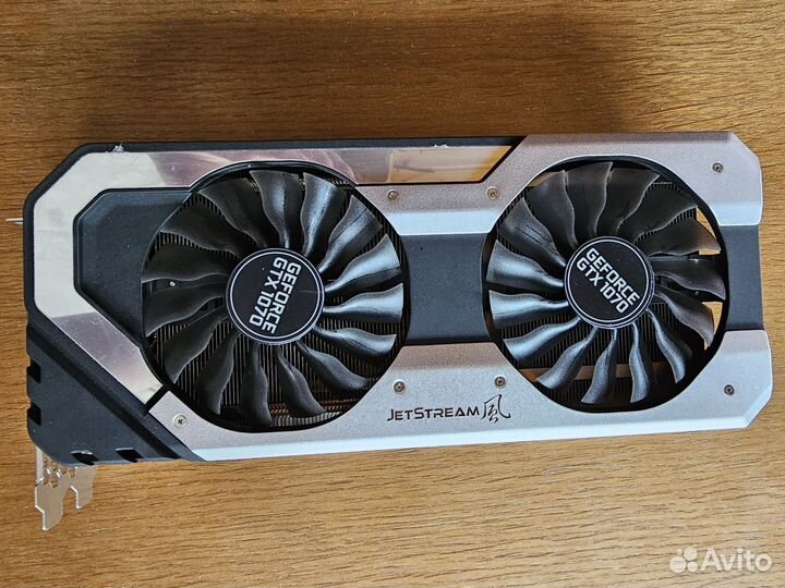 Видеокарта gtx 1070 JetStream 8gb (резерв)