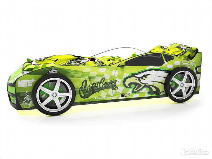 Детская кровать машина