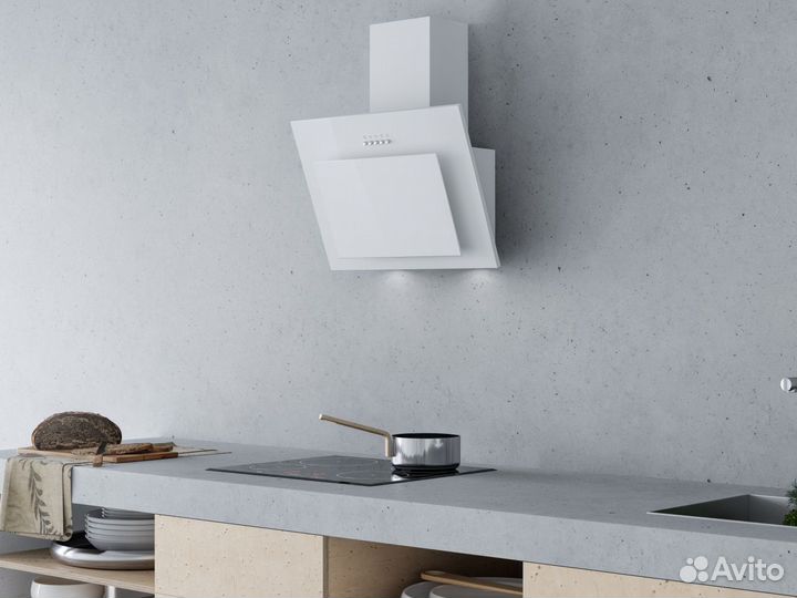 Вытяжка Krona freya 600 white PB