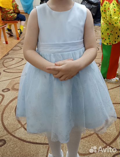 Платье снежинка