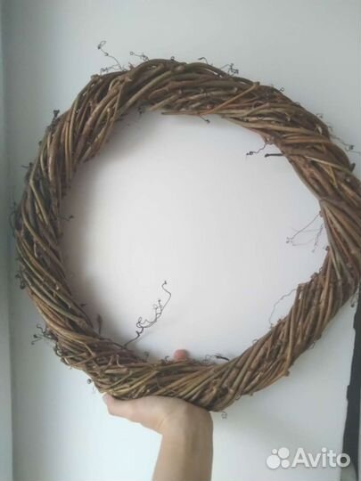 Основа из виноградной лозы для венка