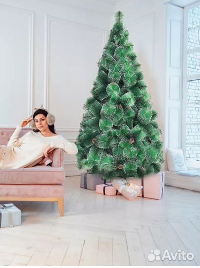 Елка искусственная 120 см новогодняя, сосна
