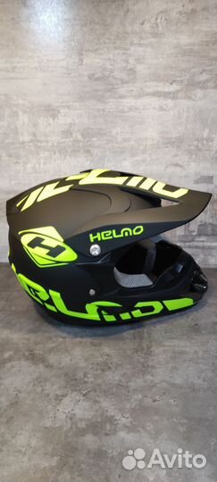 Кроссовый шлем с очками