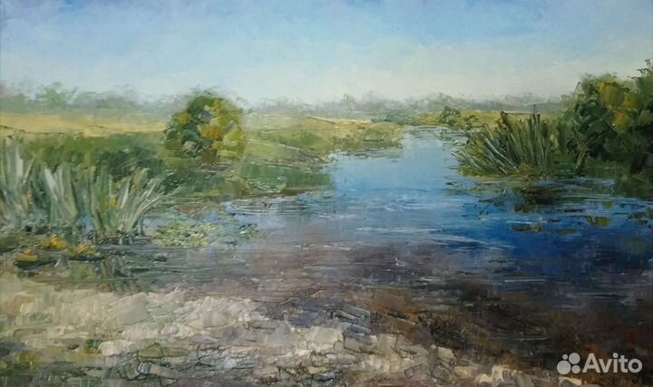 Картина маслом холст на подрамнике