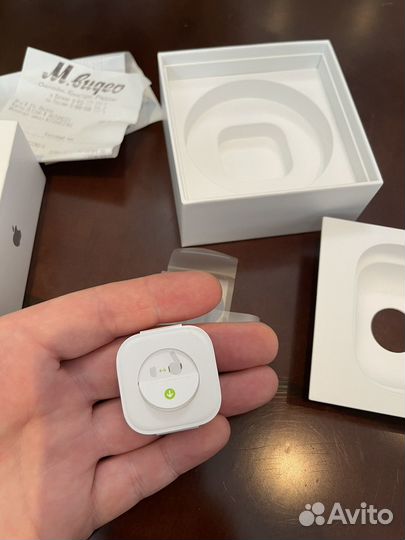 Оригинальная коробка Apple AirPods PRO с чеком