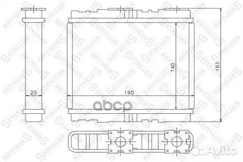 Радиатор печки Nissan Primera 1.6-2.0i/TD 90-01