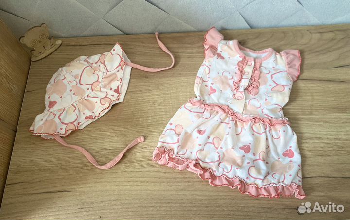 Летние вещи пакетом для девочки 68