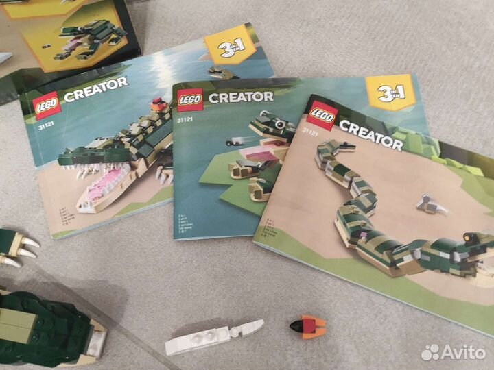 Lego Creator 3 в 1крокодил змея лягушка 31121