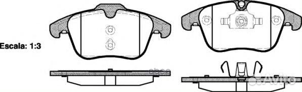 1219 00 C2C27290 колодки дисковые п Ford Gal
