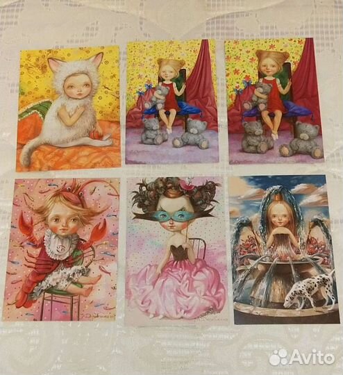Открытки коллекционные Наталья Деревянко