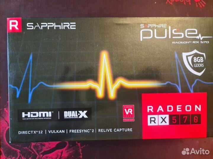 Sapphire pulse Radeon RX 570 dual X 8G