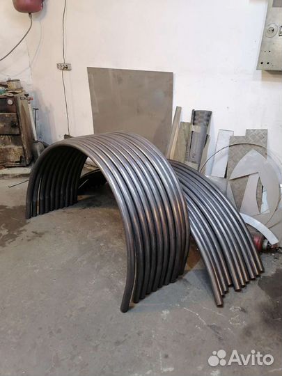 Гибка труб из нержавеющей стали, змеевики, аргон