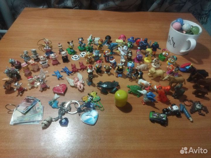 Игрушки из киндера коллекция животные для детей