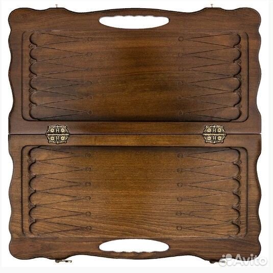 Нарды резные Эчмиадзин с ручкой 50