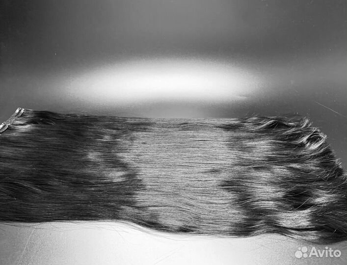 Натуральные волосы на заколках, на заказ