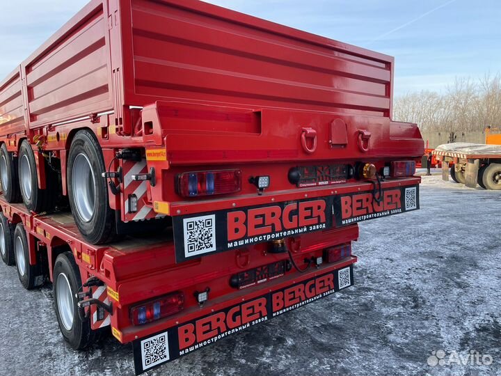 Полуприцеп трал (тяжеловоз) Berger 9853-0000050-05, 2023