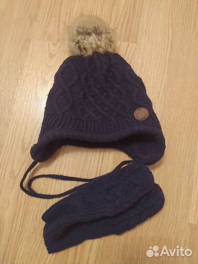 Комплект шапка и варежки H&M