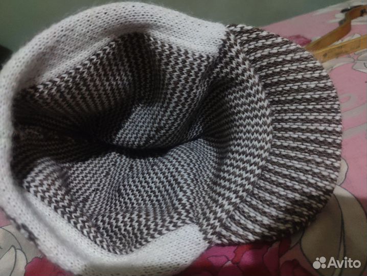 Мужская зимняя шапка вязаная