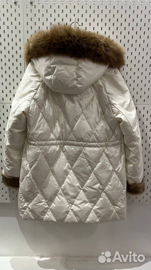 Пуховик с натуральным мехом