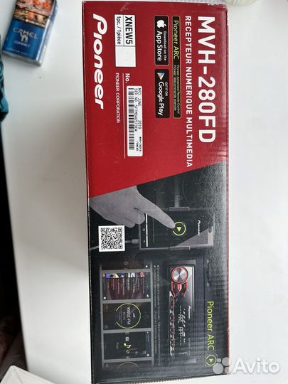 Магнитолла pioner MVH-280FD