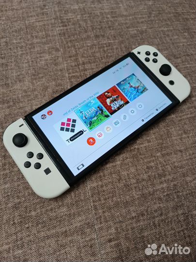 Nintendo switch oled прошитая 64+256GB