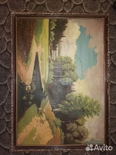 Каменев Л.Л. Вид из окрестности села Поречья1867