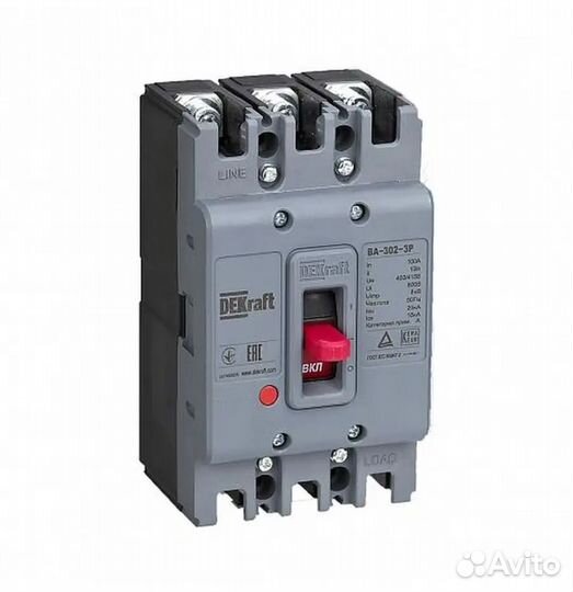 Выключатель автоматический Dekraft