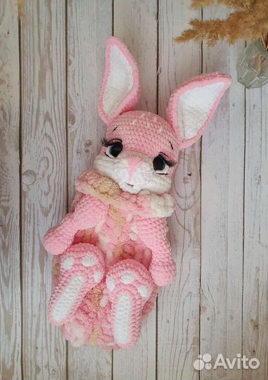 Заяц игрушка пижамница