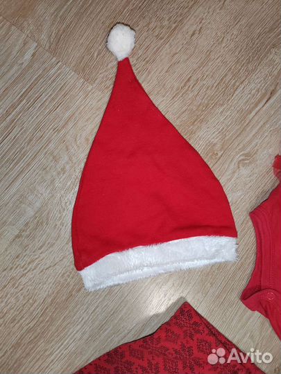 Комбинезон и бодик новогодние рост 68