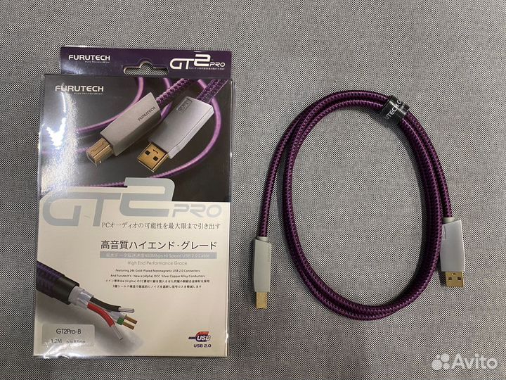Кабель Furutech GT2 Pro USB A-B /Jack 3.5 rca