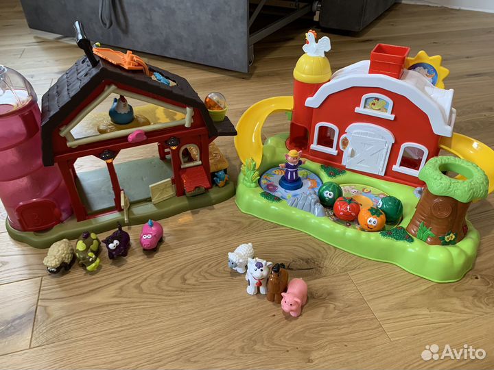 Игрушки Фермы B.Battat и Kiddieland 2 штуки