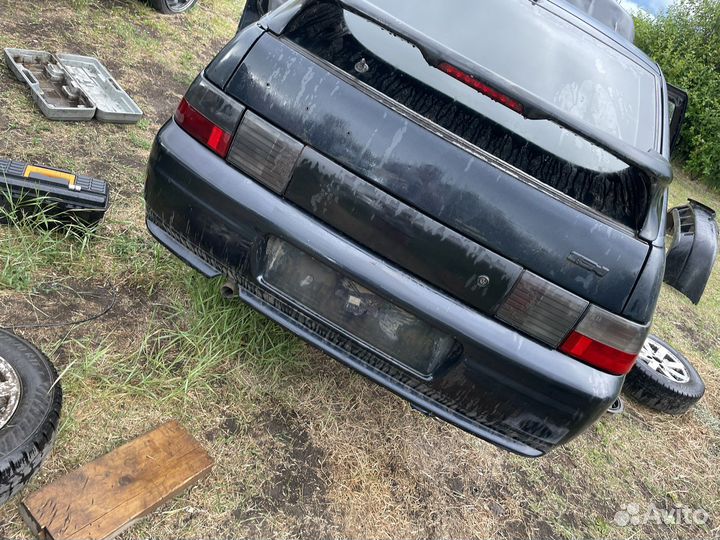 Бампер ваз 2112 целый черный