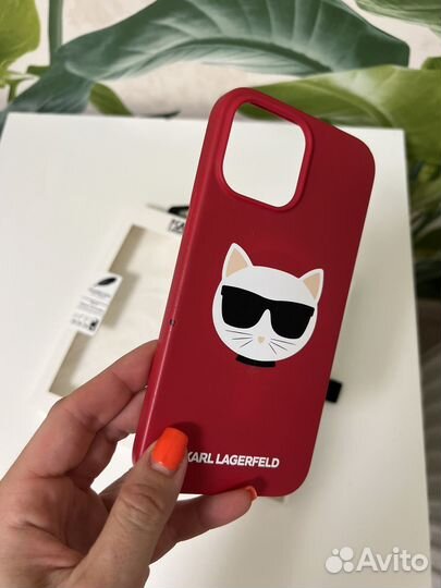 Чехол на iPhone 13 pro max Karl lagerfeld оригинал