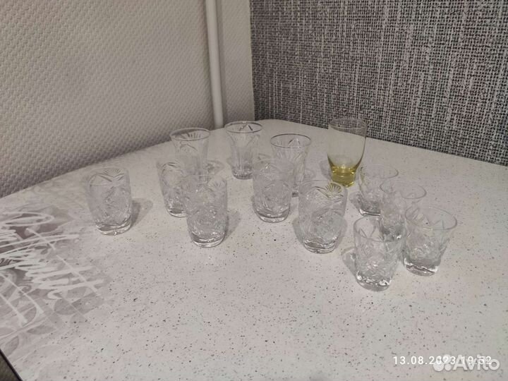 Хрустальные рюмки СССР