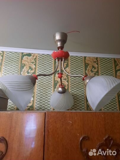 Люстра потолочная бу