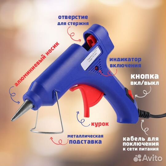 Клеевой пистолет (Термопистолет)