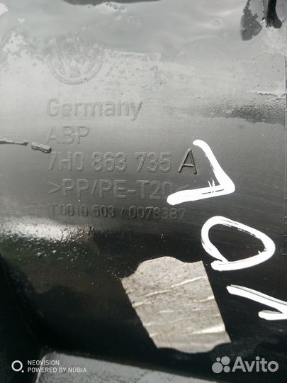 Накладка порога ступенька правая Фольксваген Т5