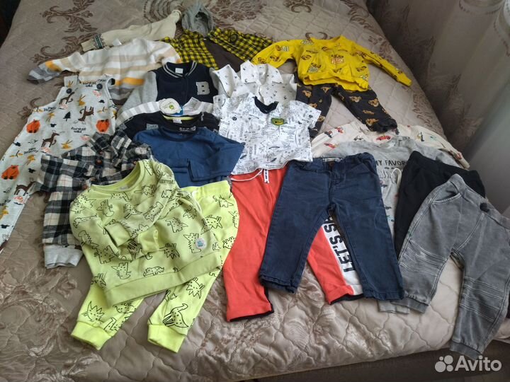 Вещи пакетом для мальчика 86 92